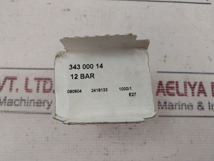 Asco 342 25 006 Pressure Regulator With Gauge 0-150 Psi