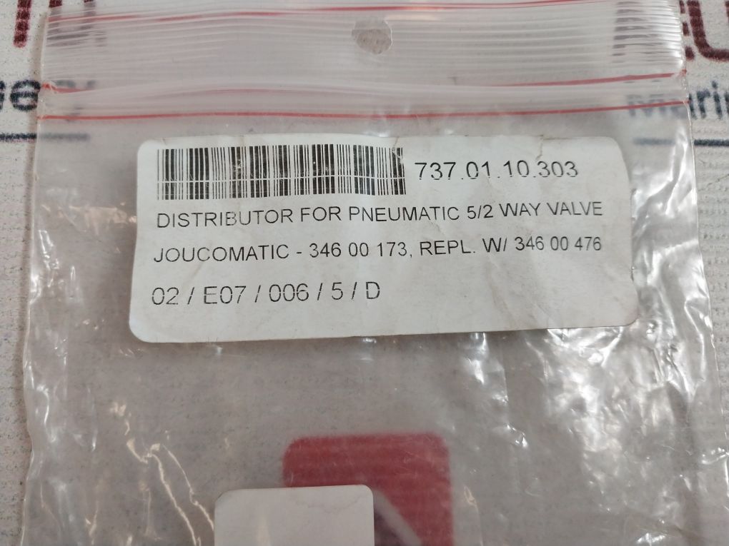 Asco 34600476 Joucomatic Flow Control Sandwich For Spool Valve