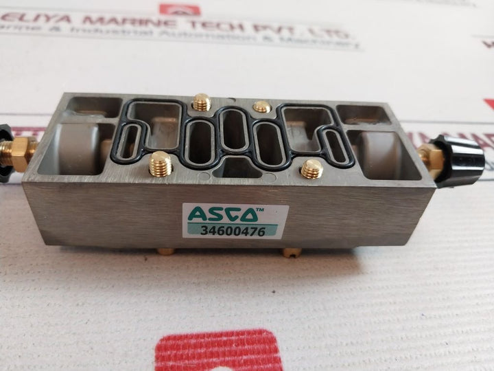 Asco 34600476 Joucomatic Flow Control Sandwich For Spool Valve