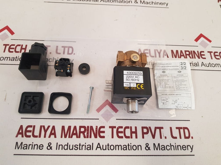 Asco 43005059 Solenoid Valve Coil 220V Ac 5060 Hz