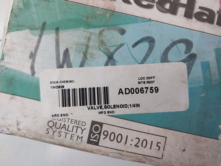 Asco 8360G071 1/4In Solenoid Valve