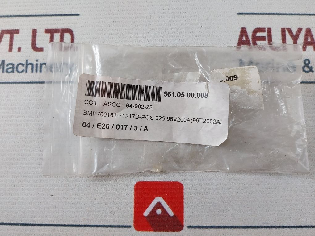 Asco 96R300A01 Solenoid Valve Coil 64-982-22 120/60Ft