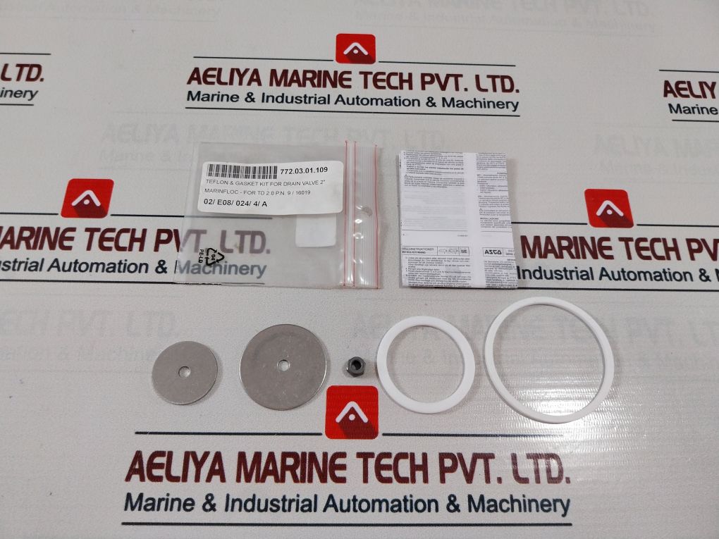 Asco C131209 Teflon & Gasket Kit For Drain Valve 2