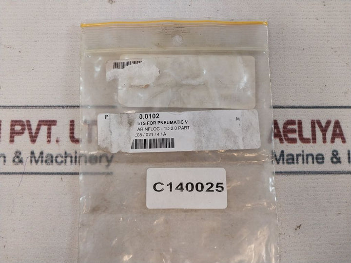 Asco C140025 Teflon & Gasket Kit For Drain Valve 2”