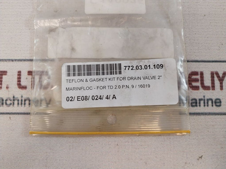 Asco C140025 Teflon & Gasket Kit For Drain Valve 2”