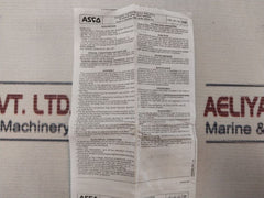 Asco E314K036S1N01F8 Direct Operated 3/2 Solenoid Valve