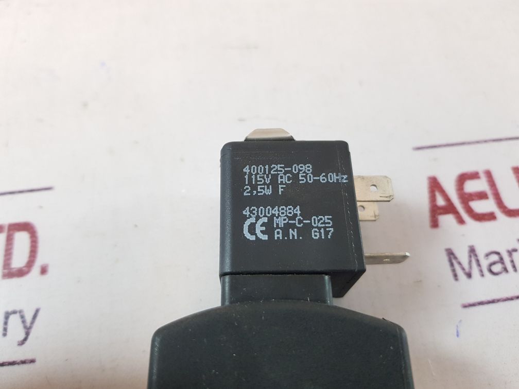 Asco joucomatic g551a001ms solenoid valve 400125-098