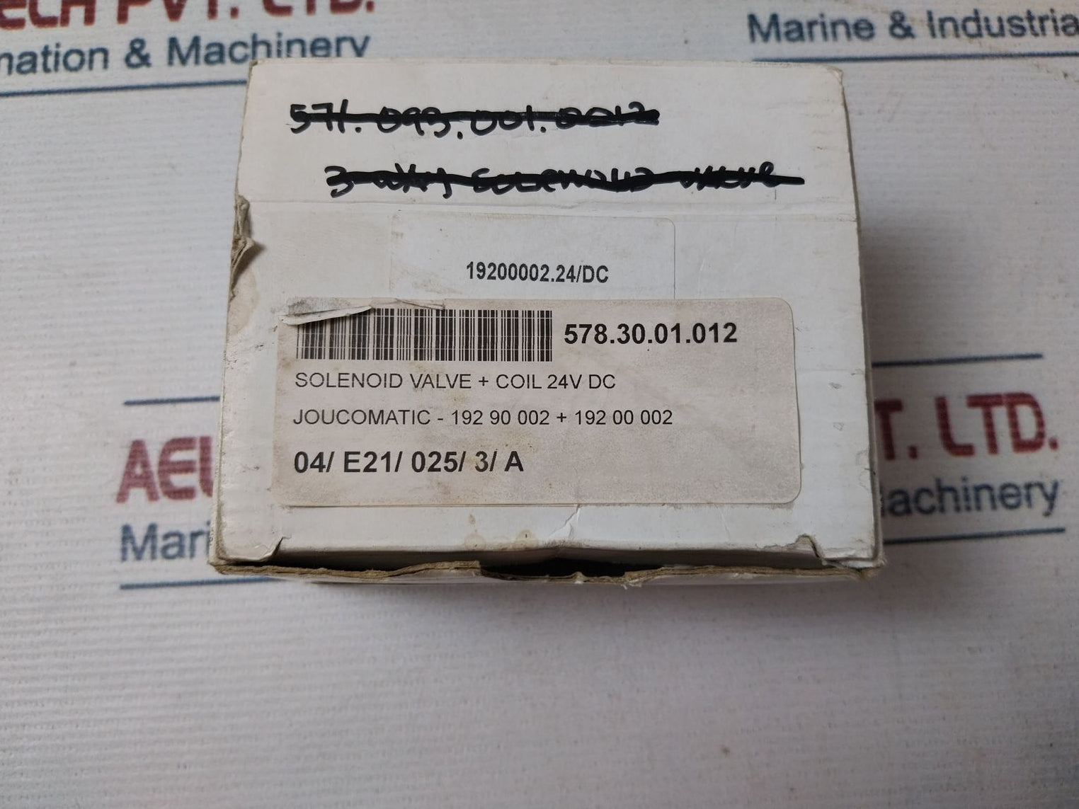 Asco Joucomatic 19200002 Solenoid Valve With Coil