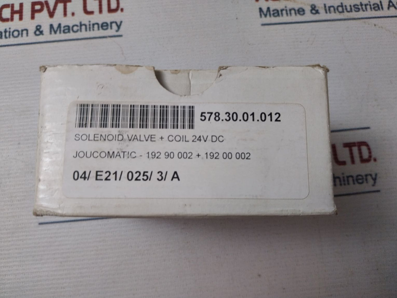 Asco Joucomatic 19200002 Solenoid Valve With Coil