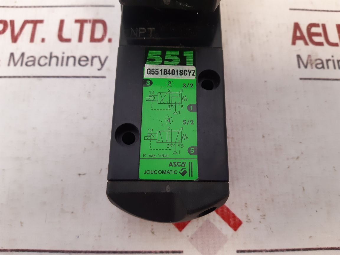 Asco Efg551G401 Solenoid Set G551B401Scyz