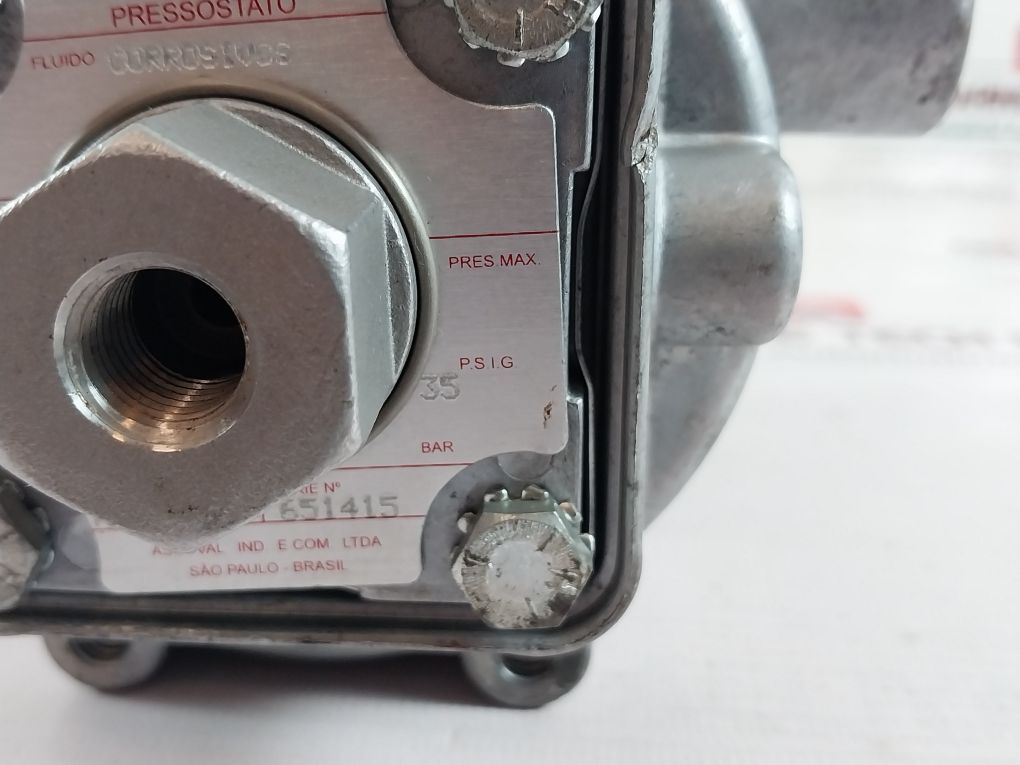 Asco Pb13A80 Pressure Switch