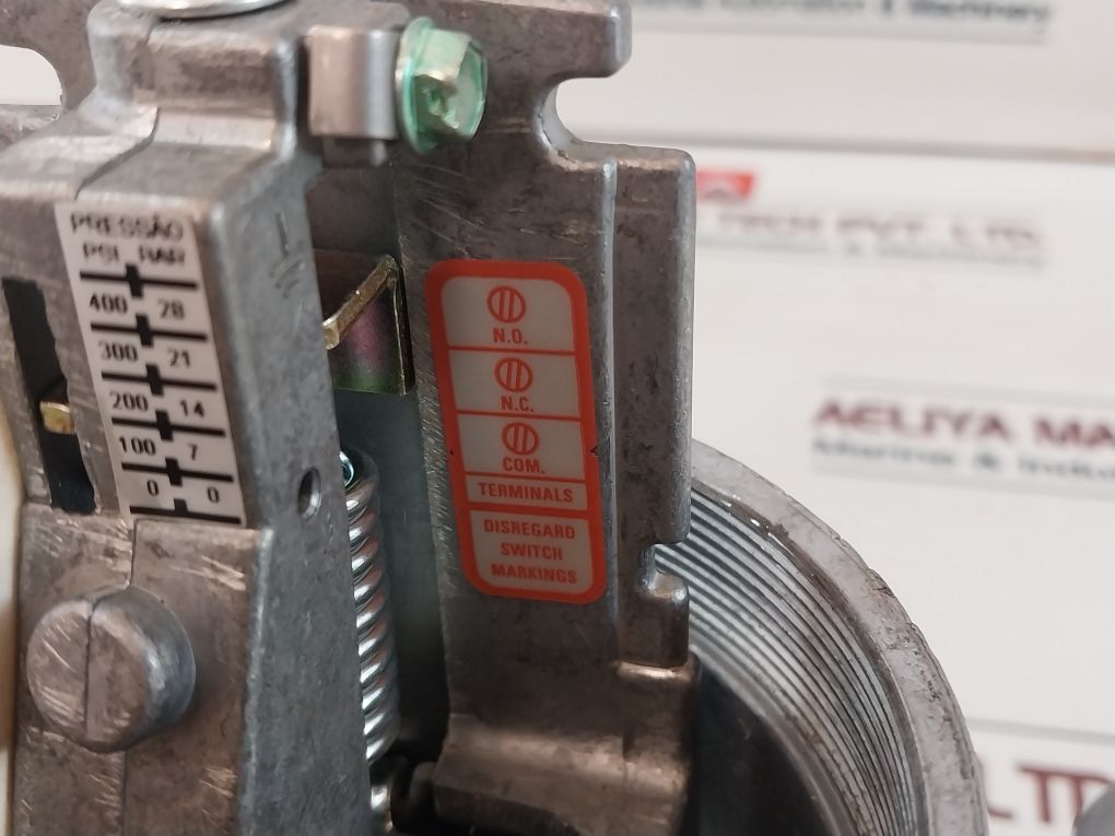 Asco Pb13A80J Compact Pressure Switch 5A Res 125/250Vac