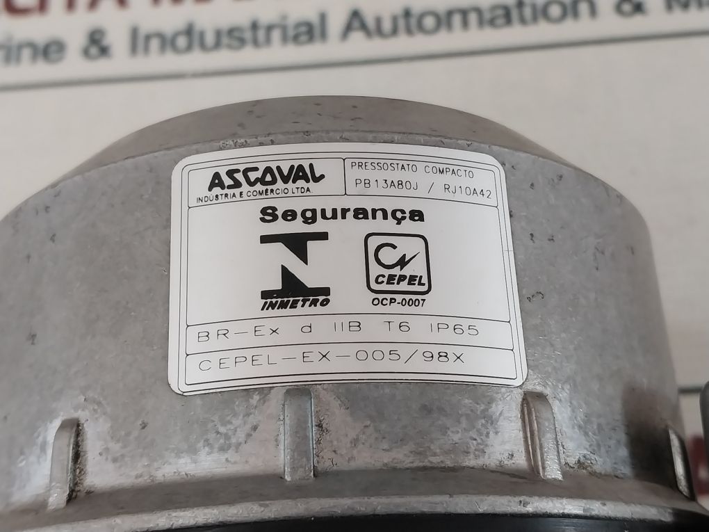 Asco Pb13A80J Compact Pressure Switch 5A Res 125/250Vac