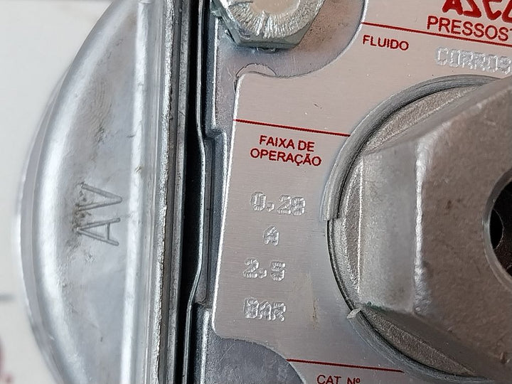 Asco Re20A42 Pressure Switch Unit Pb23A80K 15A 250Vac