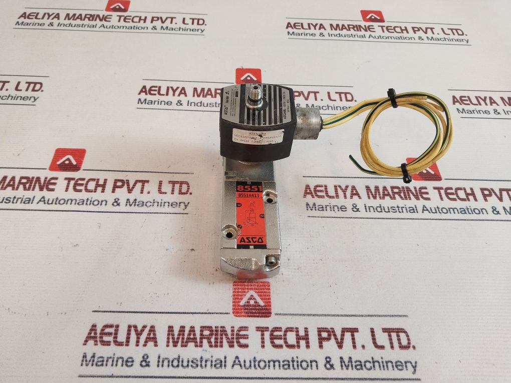 Asco Red-hat Ii Efht8551G413 4- Way Solenoid Valve