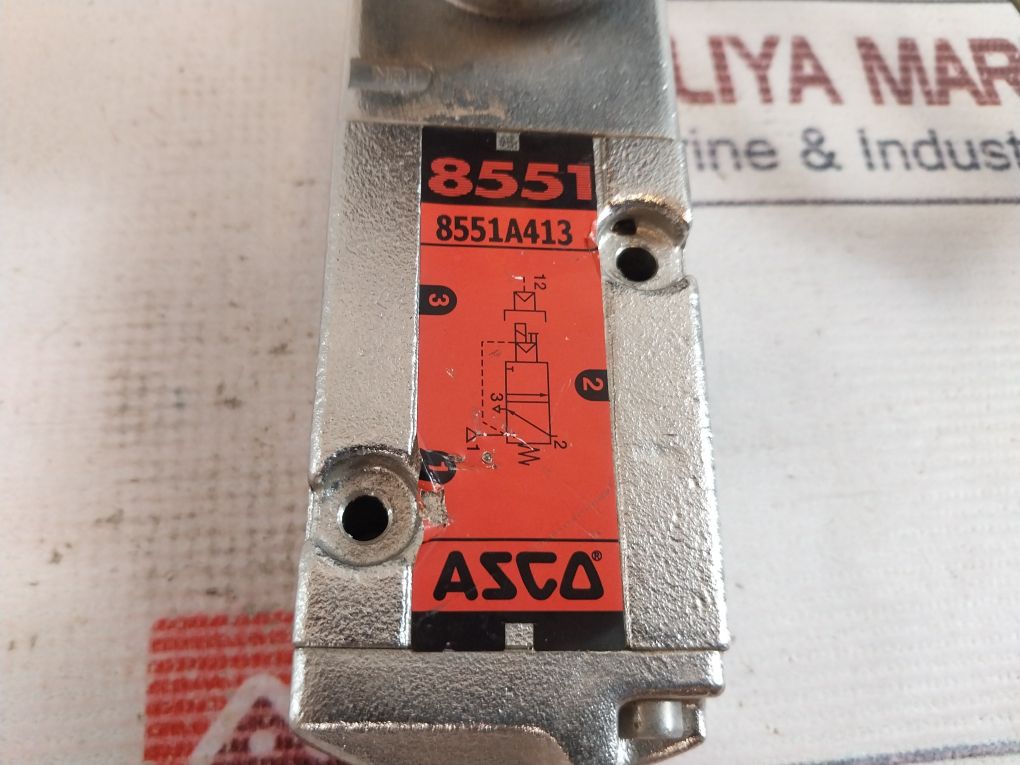 Asco Red-hat Ii Efht8551G413 4- Way Solenoid Valve