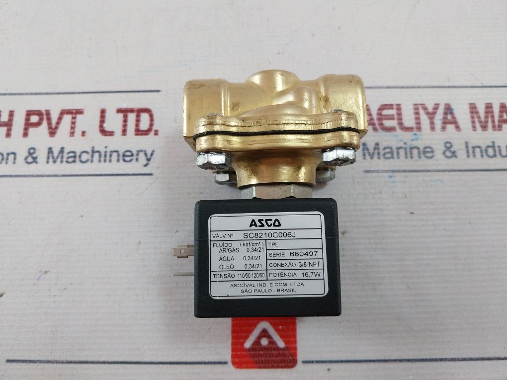 Asco Sc8210C006J Solenoid Valve With Coil 400425-225