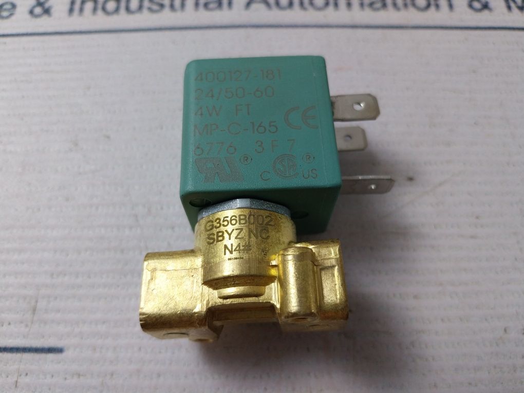 Asco Scg356B002Vms Solenoid Valve
