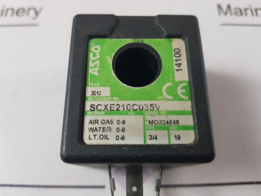 Asco Scxe210C035V Solenoid Valve Coil