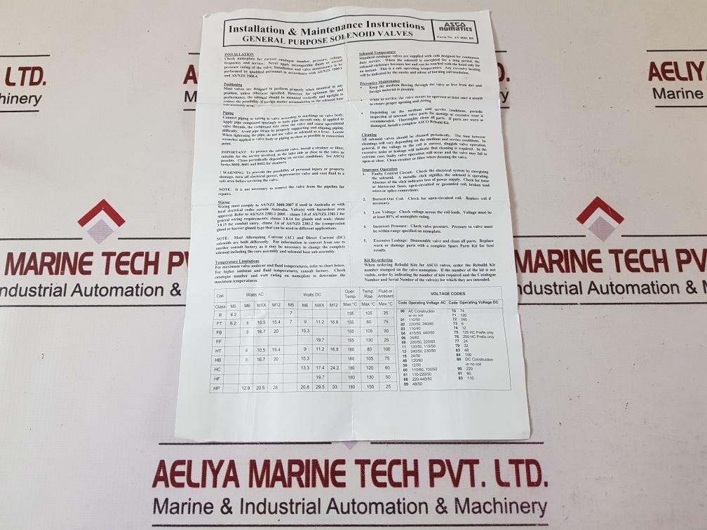 Asco Sud222A74 Solenoid Valves 400326-117
