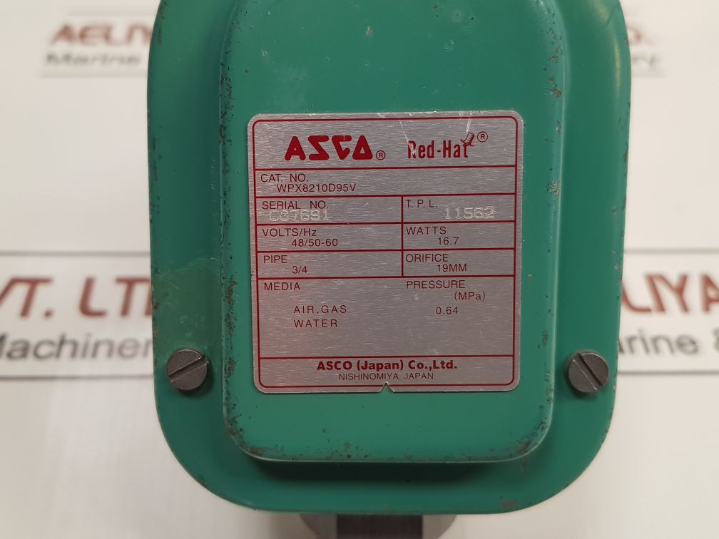 Asco Wpx8210D95V Solenoid Valve