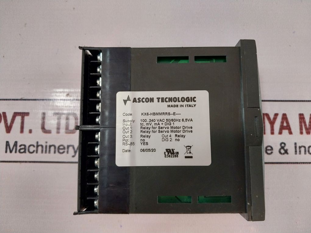 Ascon Tecnologic Kx6 Controller Relay For Servo Motor Drive 24Vac/Vdc