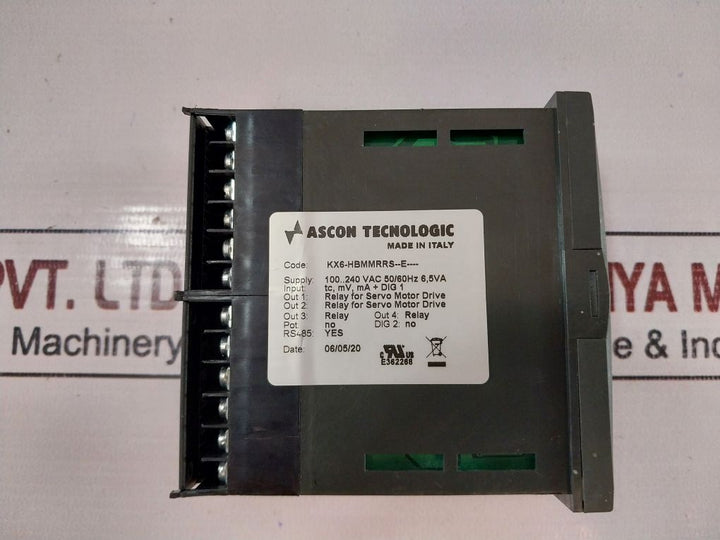 Ascon Tecnologic Kx6 Controller Relay For Servo Motor Drive 24Vac/Vdc