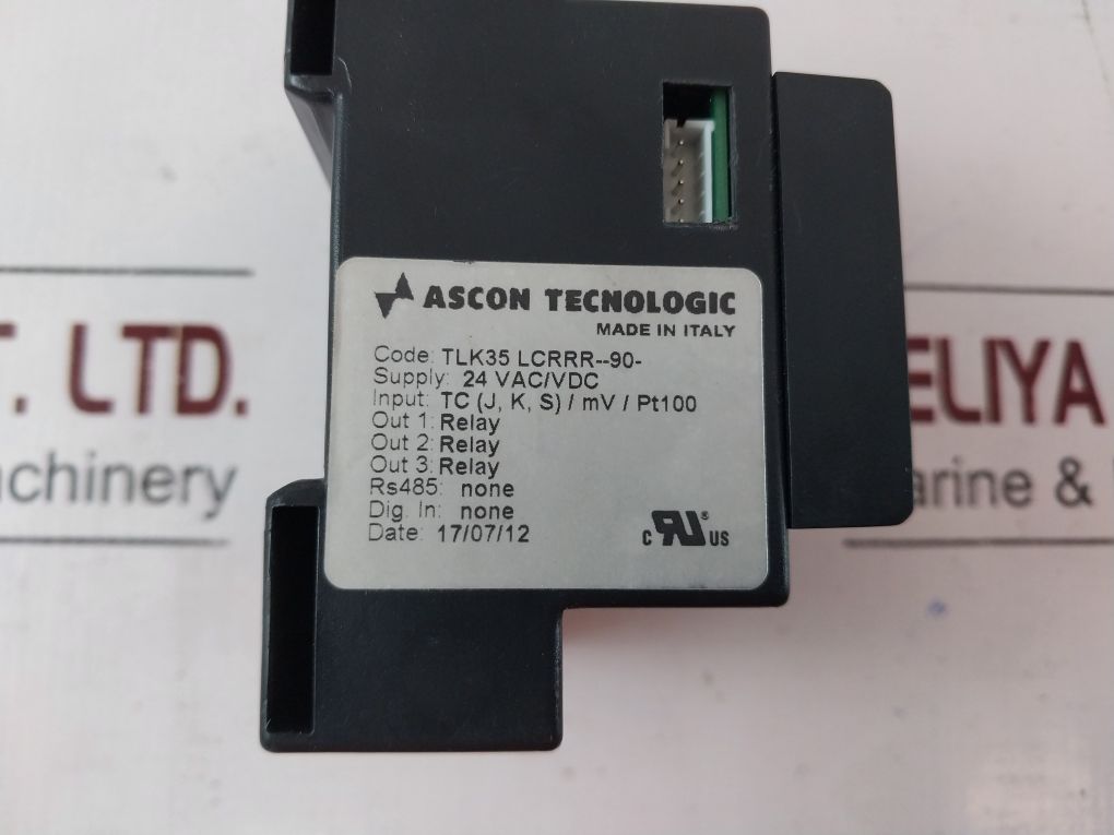 Ascon Tecnologic Tlk 35 Din-rail Digital Temperature Controller Tlk35 Lcrrr--90-
