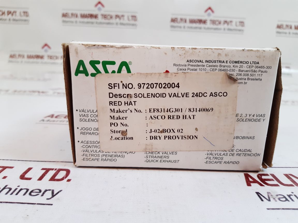 Ascoval Ef8314G301 Solenoid Valve