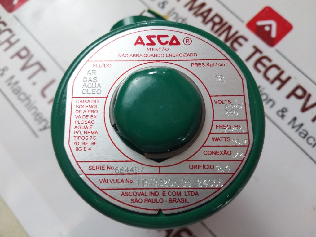 Ascoval M-xx Solenoid Valve Hbx8320A185 24055