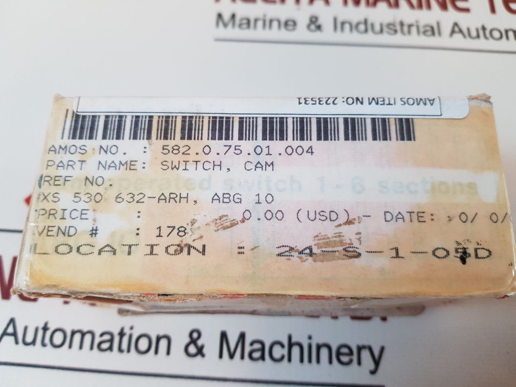 Asea Abg 10 Cam Switch