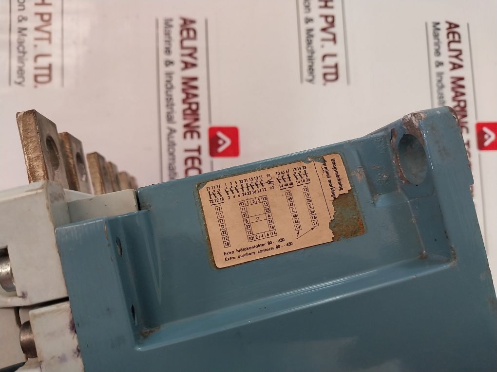 Asea Eg 630-2 Magnetic Contactor 630A 3-phase