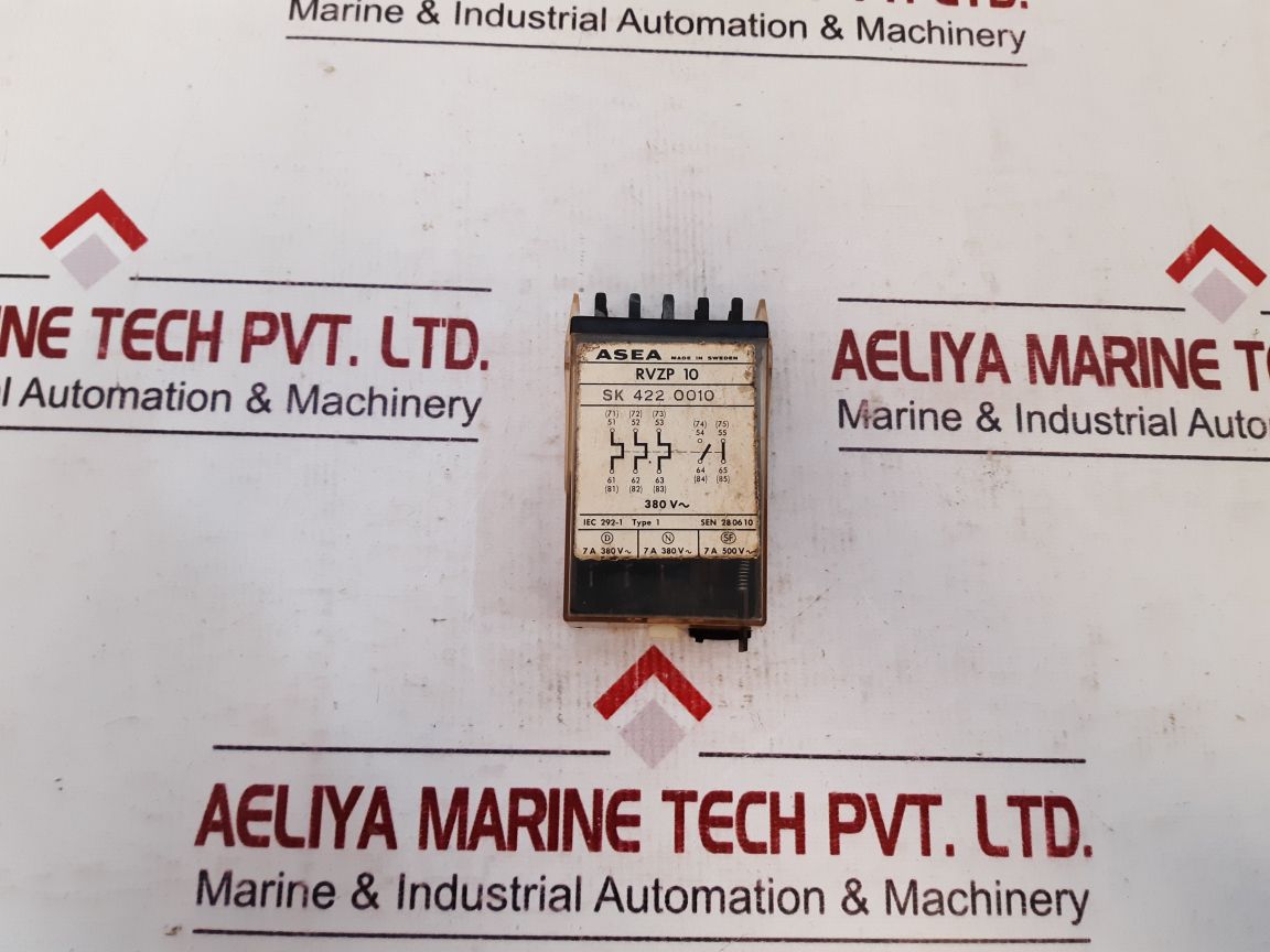 Asea rvzp 10 general purpose relay sk4220010