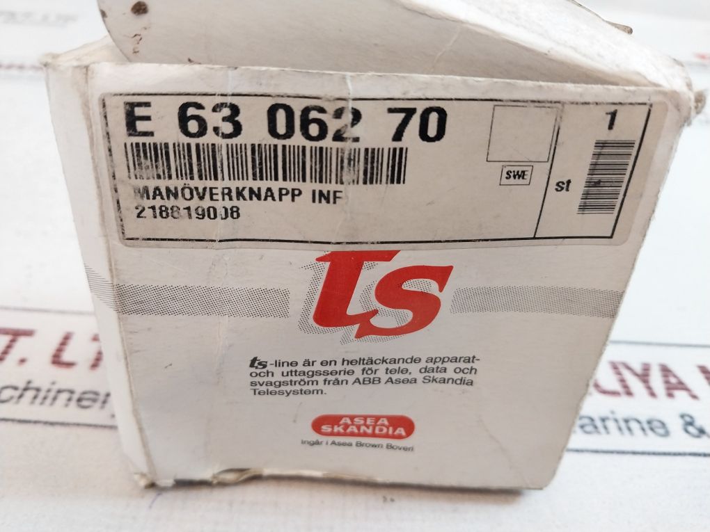 Asea Skandia E 63 062 70 Door Release Push Button Switch