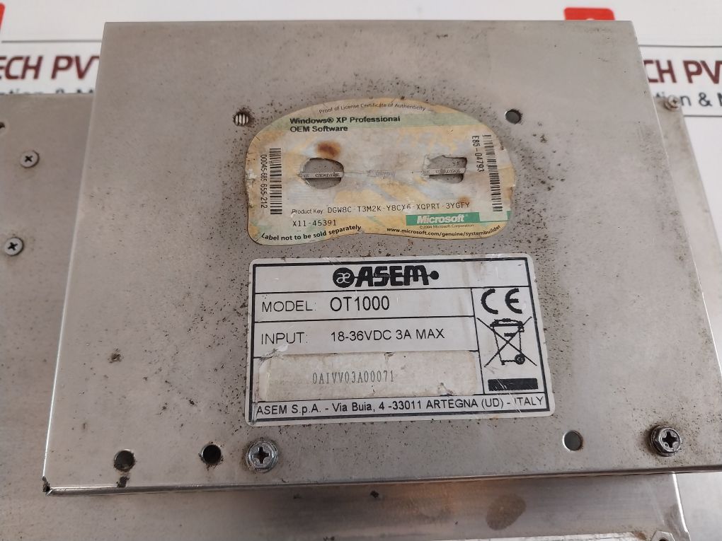 Asem Ot1000 Operator Interface Panel Display (Not Working) 
