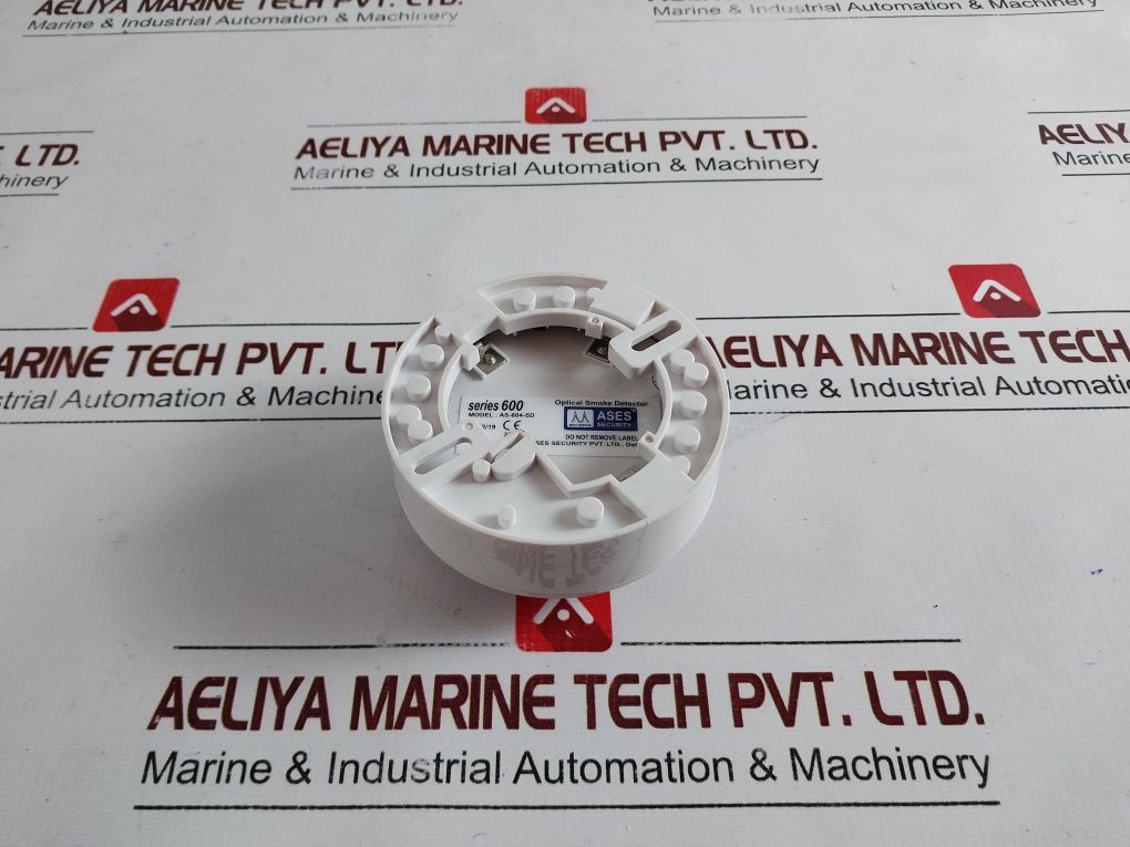 Ases Security As-604-sd Optical Smoke Detector Series 600