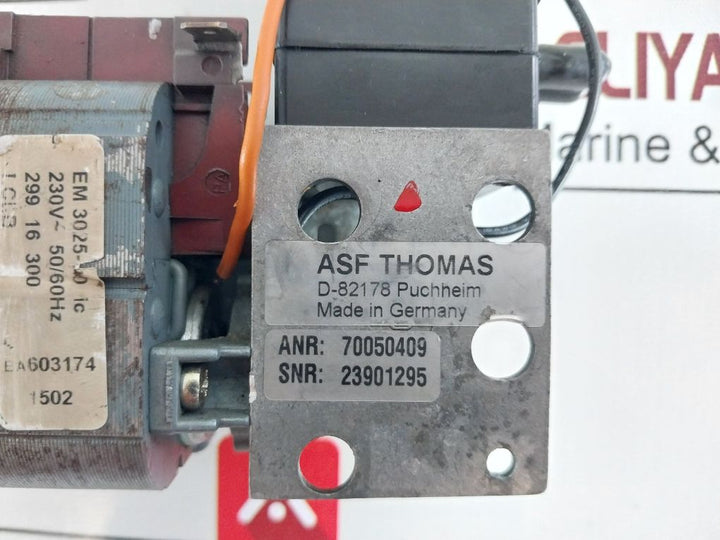 Asf Thomas Em 3025-90 Ic Vaccum Pump 70050409