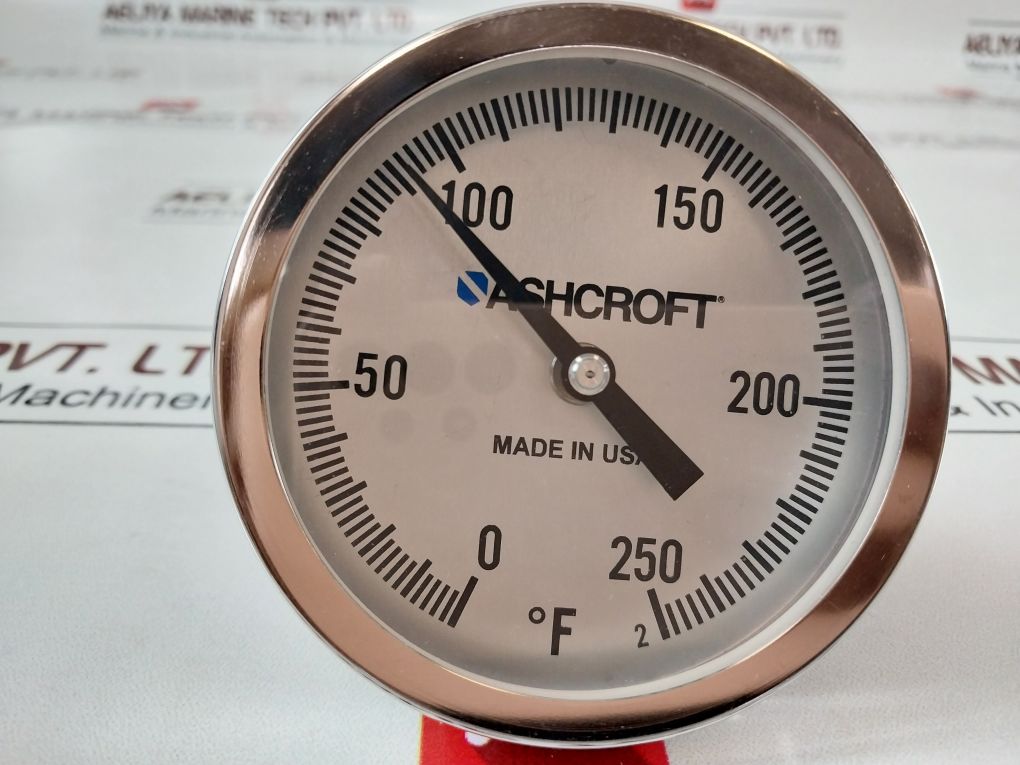 Ashcroft 30Bi Industrial Thermometer 30Bi60R0250/250F 0-250°F