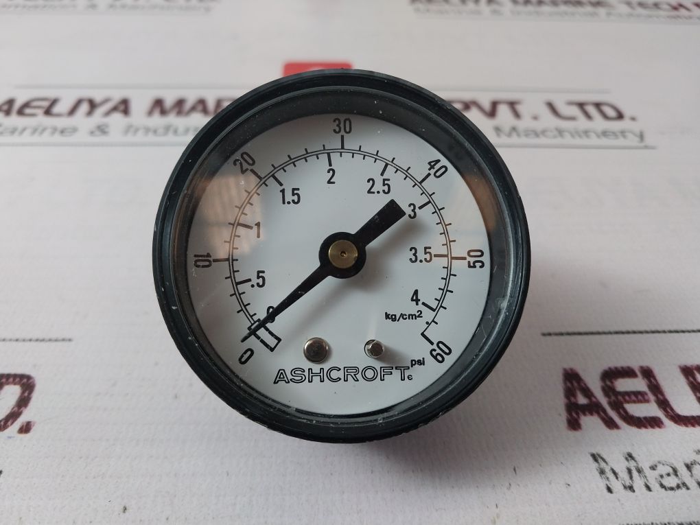 Ashcroft 0-60 Psi Pressure Gauge Accurate And Reliable Measurement