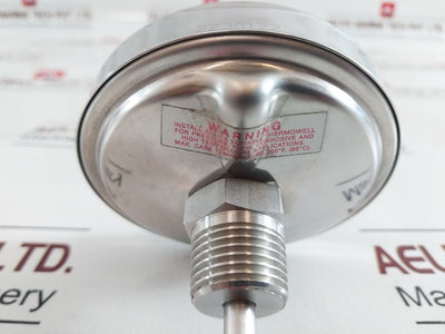 Ashcroft 0 To 250 °F Temperature Gauge Thermometer