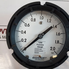 Ashcroft 1259 Process Gauge 0 To 2.0 Bar
