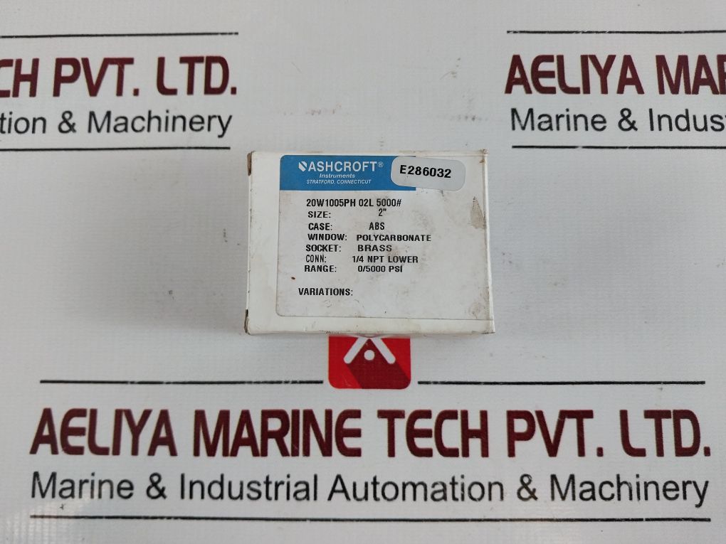 Ashcroft 20W1005Ph 02L