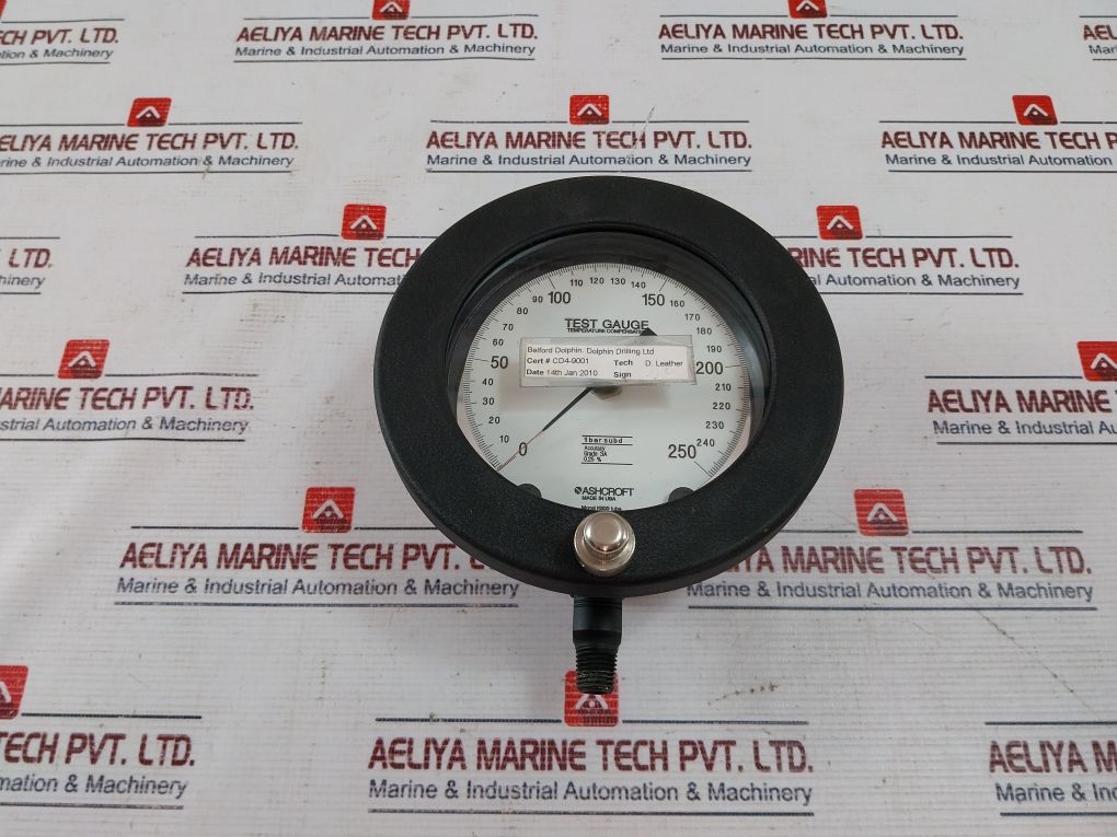 Ashcroft 238A679-01 0-250 Test Gauge Rev.A