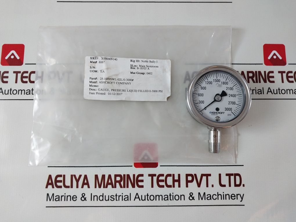 Ashcroft 25-1009Swl-02L0-3000
