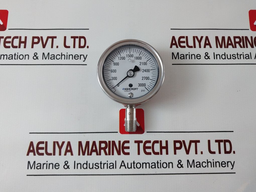 Ashcroft 25-1009Swl-02L/0-3000 Pressure Gauge