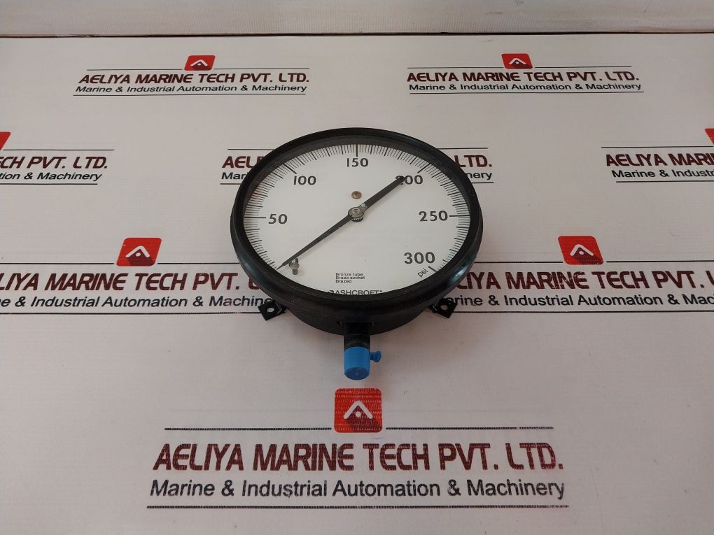 Ashcroft 250-2362-b Pressure Gauges Brass Socket 0-300 Psi