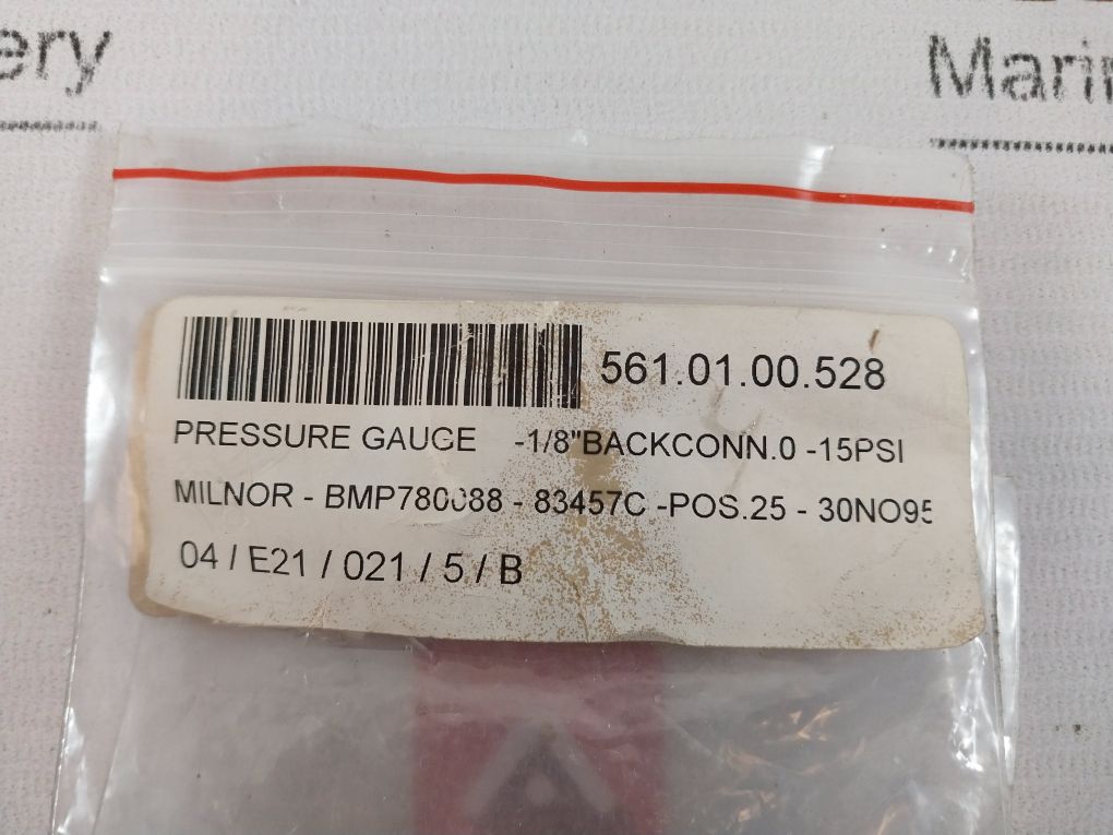 Ashcroft 723-01 Pressure Gauge 0-15 Psi