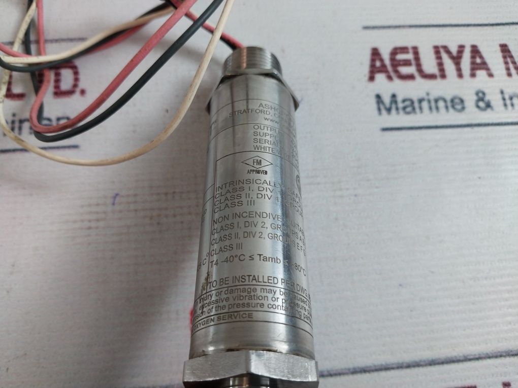 Ashcroft A2Xcm0242C2500#G Pressure Transmitter 500 Psi