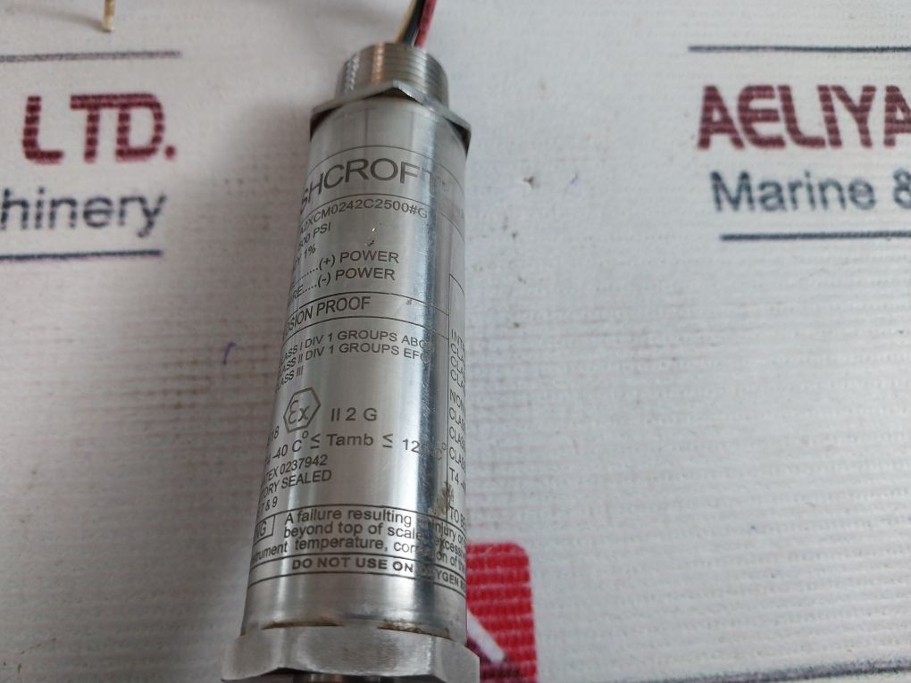 Ashcroft A2Xcm0242C2500#G Pressure Transmitter 500 Psi