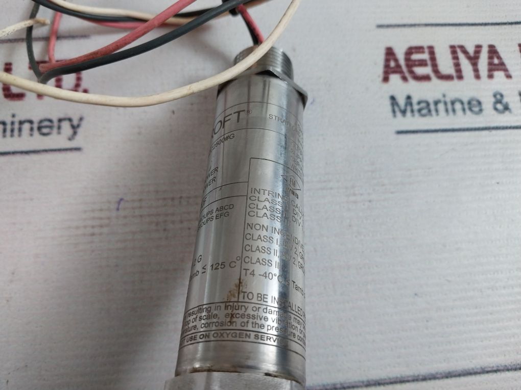 Ashcroft A2Xcm0242C2500#G Pressure Transmitter 500 Psi